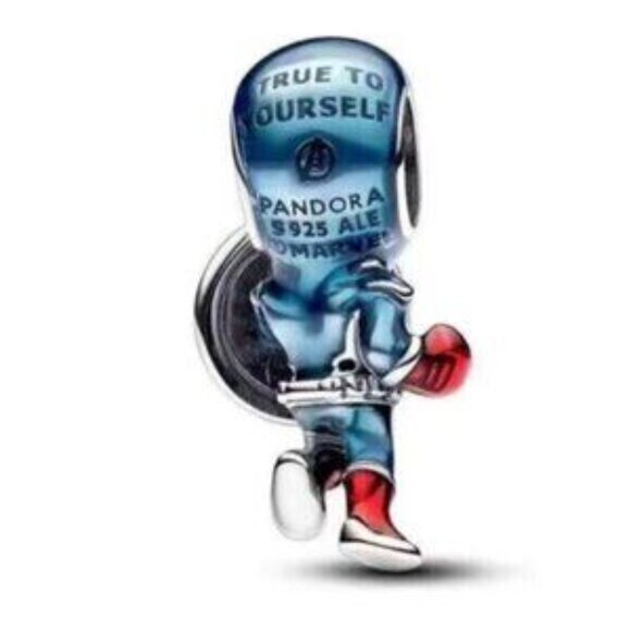 Marvel The Avengers Captain America Charm,Charms fit Pandora Bracelet Necklaces - Picture 2 of 5